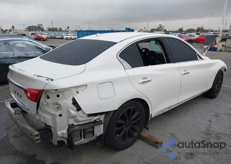 2017 Infiniti Q50 3.0T Red Sport 400 z USA, uszkodzony, nr VIN JN1FV7AP4HM850494